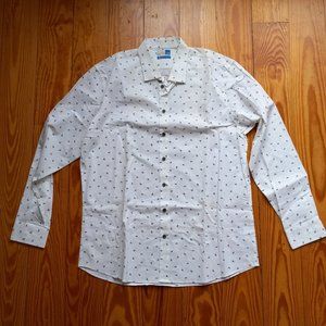 Ant Pattern White Shirt